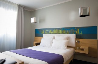 Appartement journée Lyon Cite Internationale - Wohnung T1 - Schlafzimmer