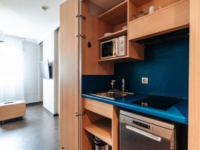 Appartement journée Lyon Cite Internationale - Doppelt T2 - Schlafzimmer