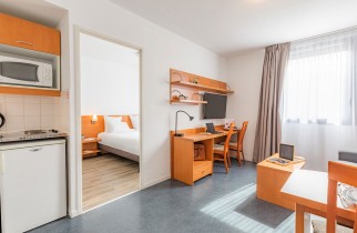 Appart'City journée Lyon Gerland - Apartment T2 - Bedroom