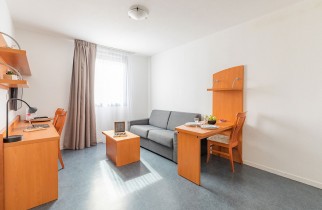 Appart'City journée Lyon Gerland - Apartamento T2 - Dormitorio
