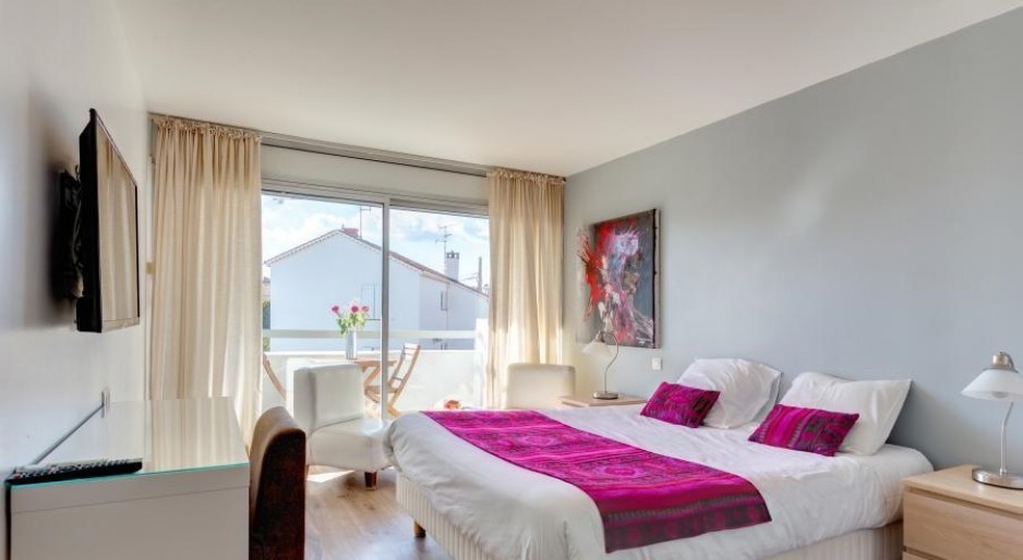Chambre double avec terrasse - Saint-Raphaël