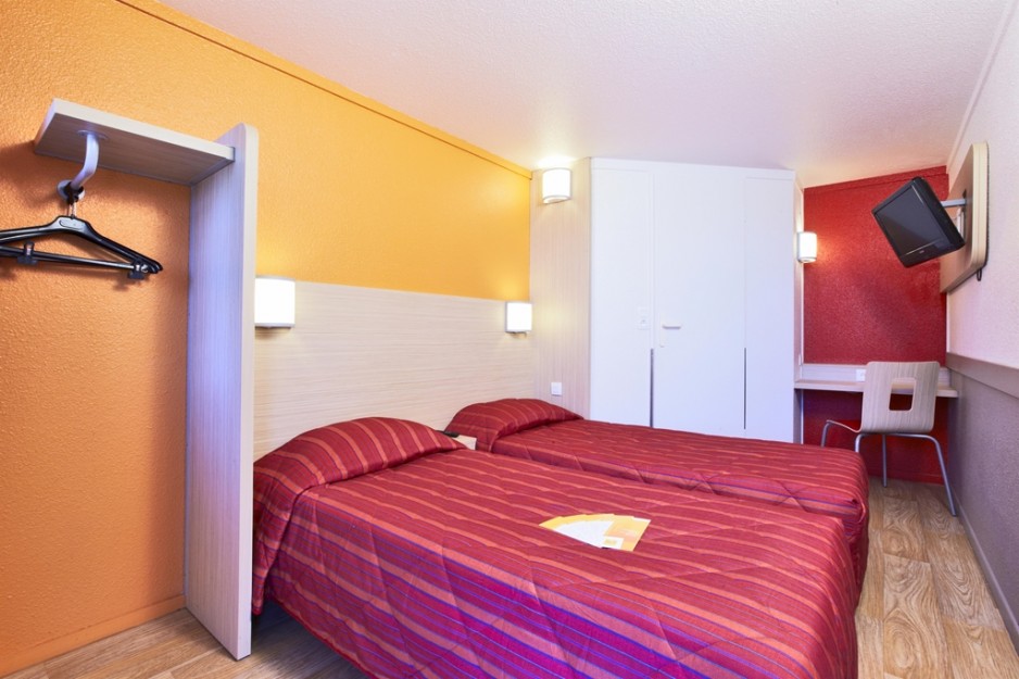 Schlafzimmer Amiens chambre en journée premiere classe amiens