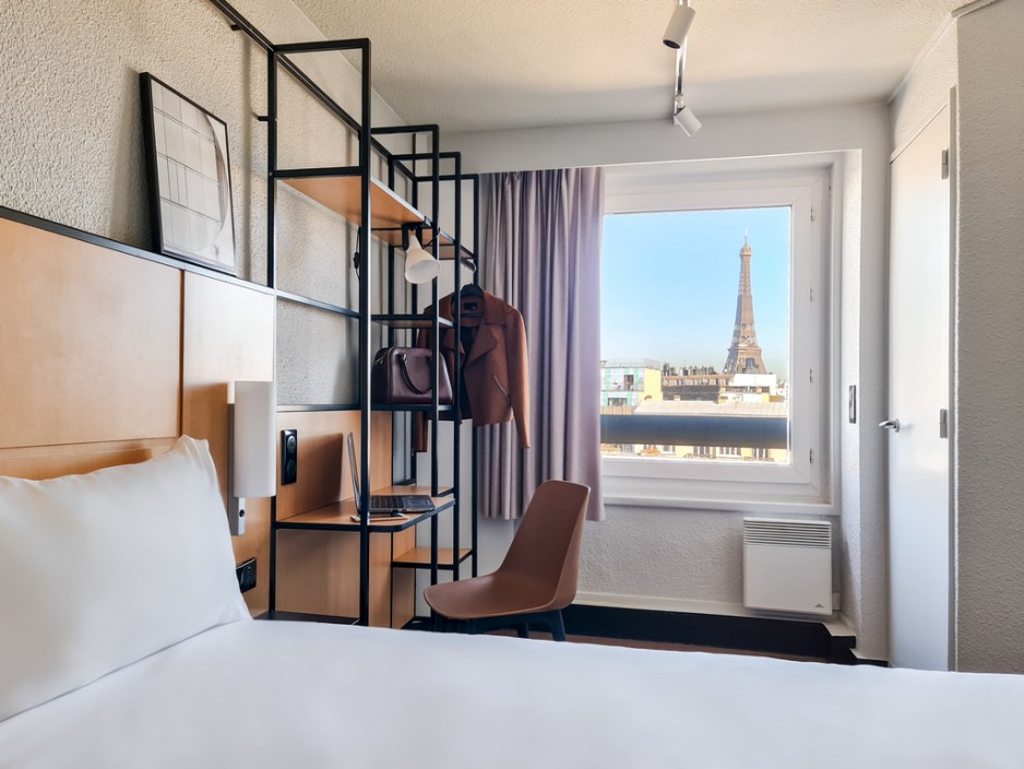 Unterkunft Paris Chambre standard Vue Tour Eiffel